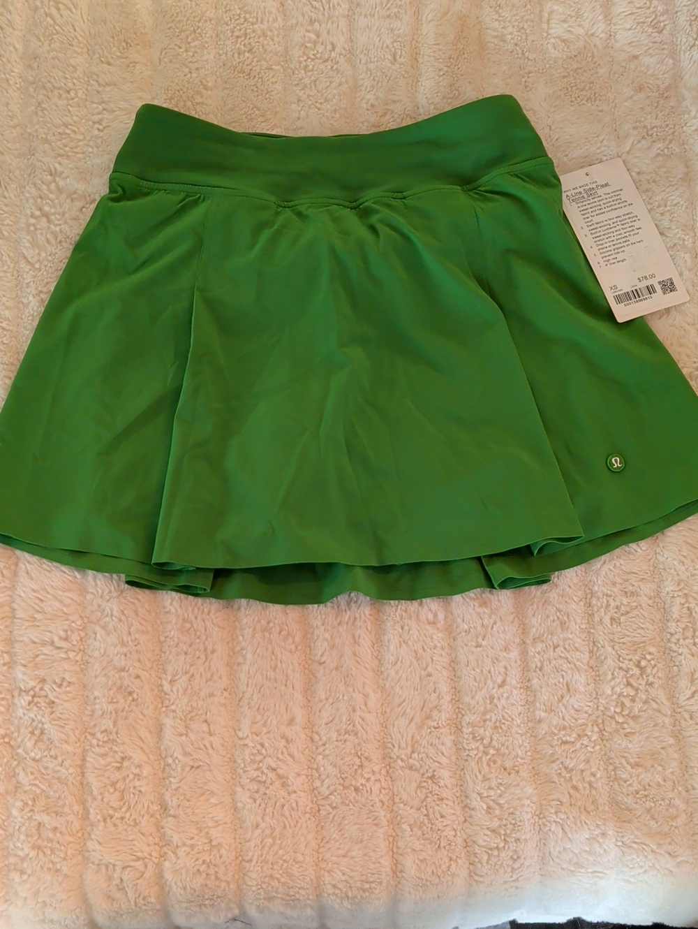 Lululemon A Line Side pleat Tennis Skirt